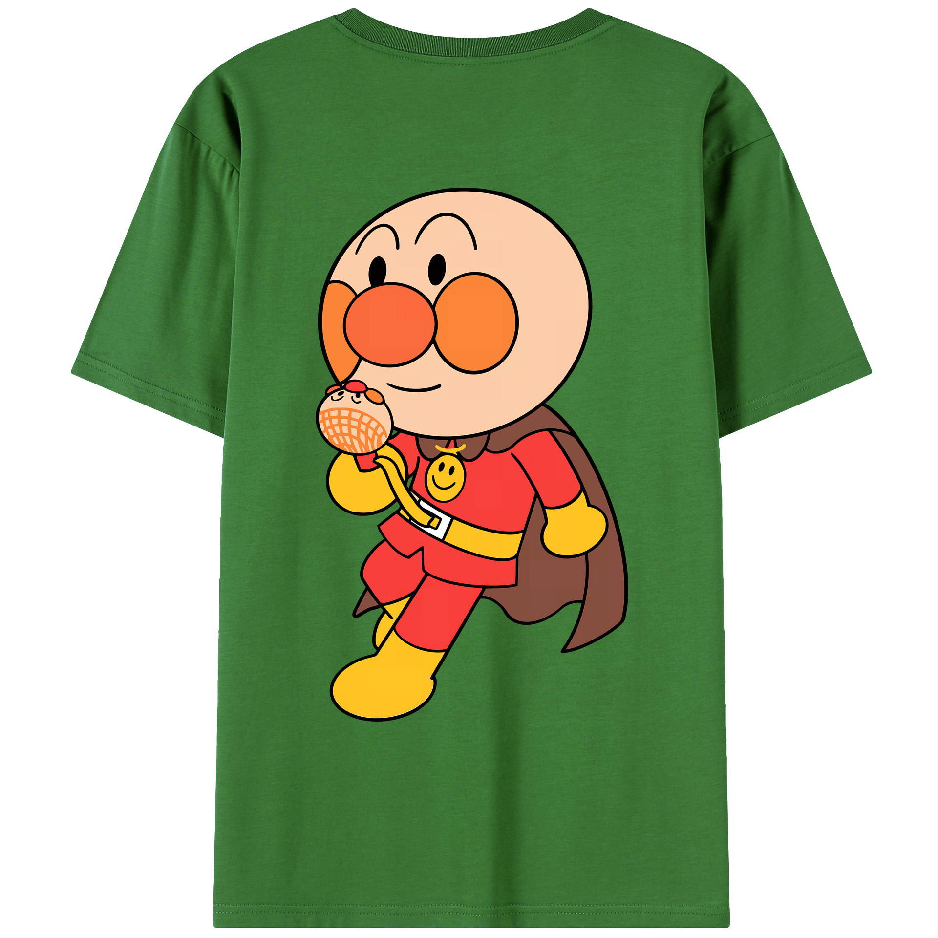 （画像用） アンパンマン Anpanman レディース半袖Tシャツ(バックプリント)